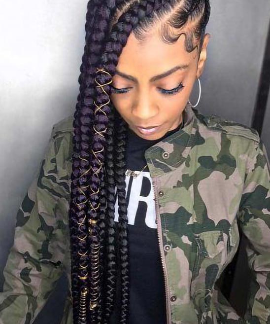 One Side Hairstyle Braid