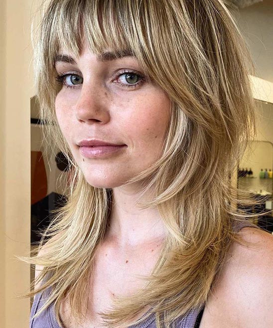 Shaggy Hairstyles With Bangs