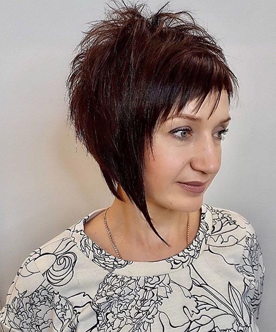 Short Haircuts for Thick Hair for Women Over 50