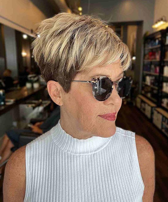 Short Haircuts for Women Over 50 With Fine Thin Hair