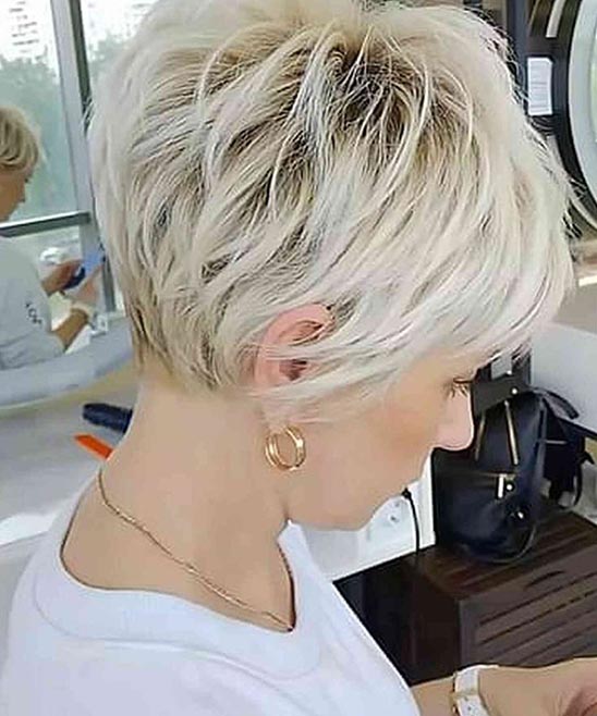 Short Haircuts for Women Over 50 With Grey Hair