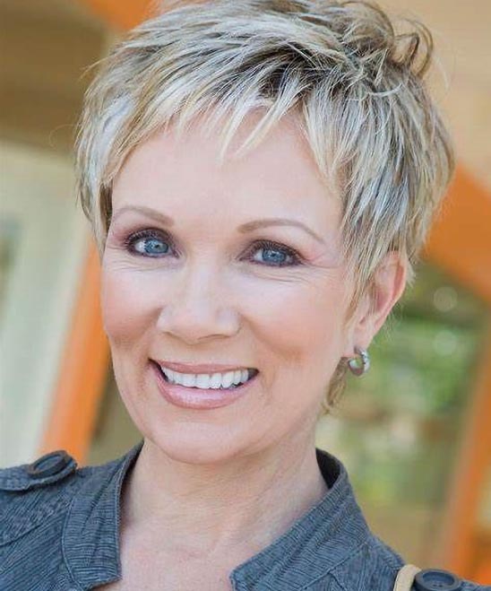 Short Hairstyles for Thin Hair Women Over 50
