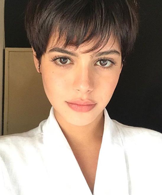 Short Inverted Bob Hairstyles With Bangs