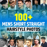 Short Straight Hairstyles Men