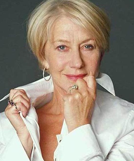 Short Tappered Hairstyles for Women Over 60 With Thin Hair