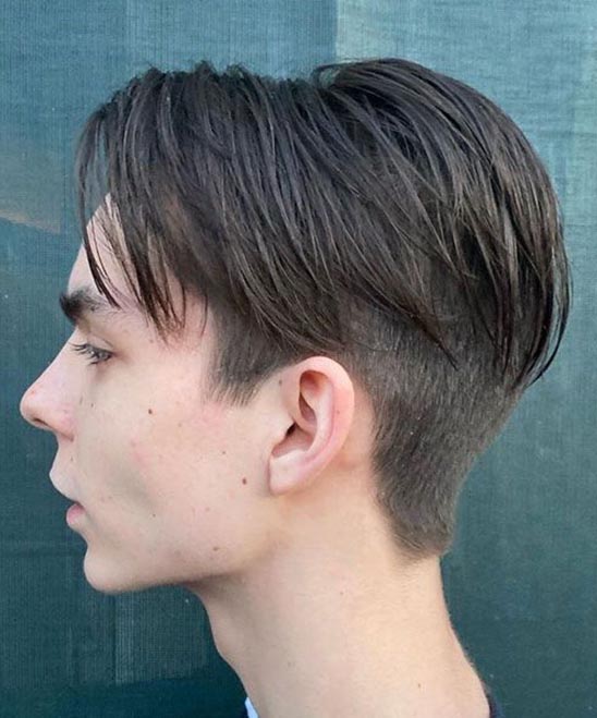 Side Parting Mens Haircut