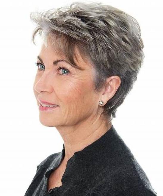 Thin Hair Short Hairstyles for Over 50