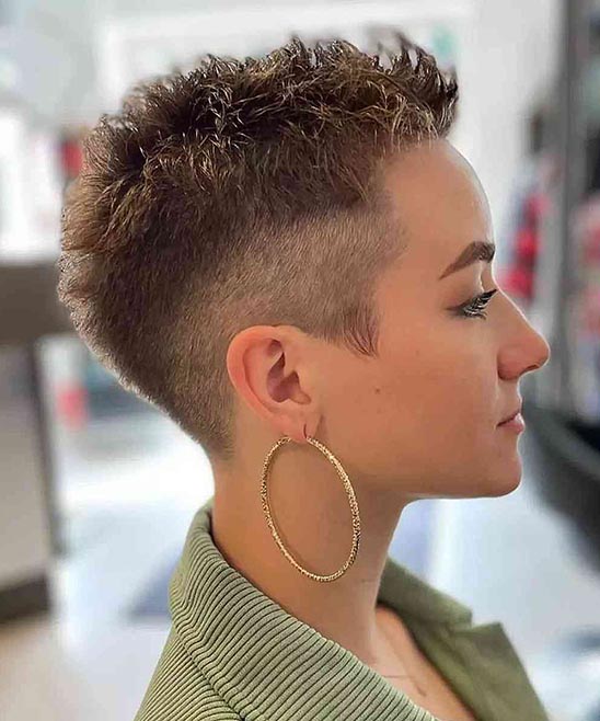 Very Short Hairstyles for Women With Round Faces Plus Size