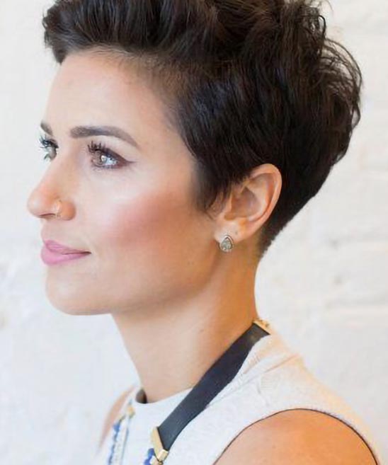 Women's Very Short Hairstyles for Thick Straight Hair