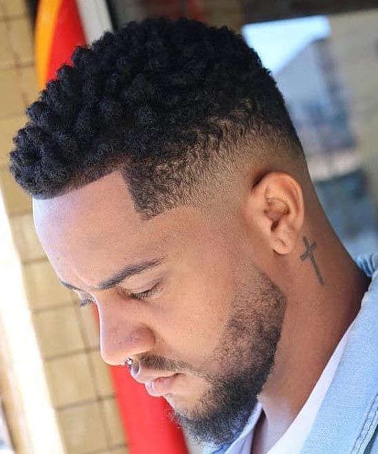 Black Mens Fade Haircut