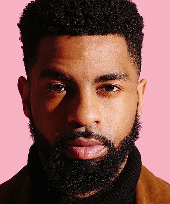 Black Men's Haircuts With Beards