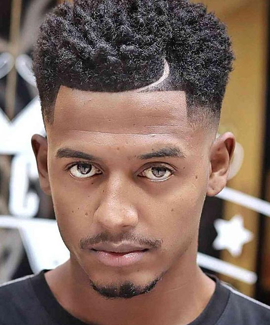 Black Men's Taper Haircut