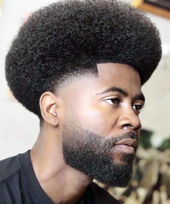 Black Mens Taper Haircut
