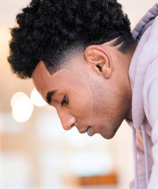Curly Black Mens Haircut