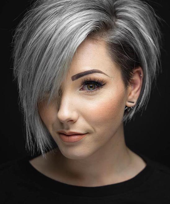 Cute Short Haircuts for Women With Round Faces