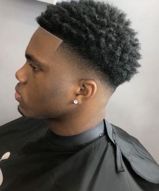 Low Fade Haircut Black Men