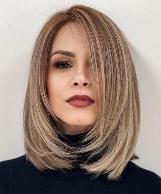Medium Length Haircuts for Women With Round Faces