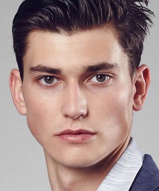 Oval Face Haircuts for Guys