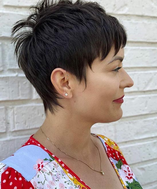 Pixie Edgy Short Curly Haircuts