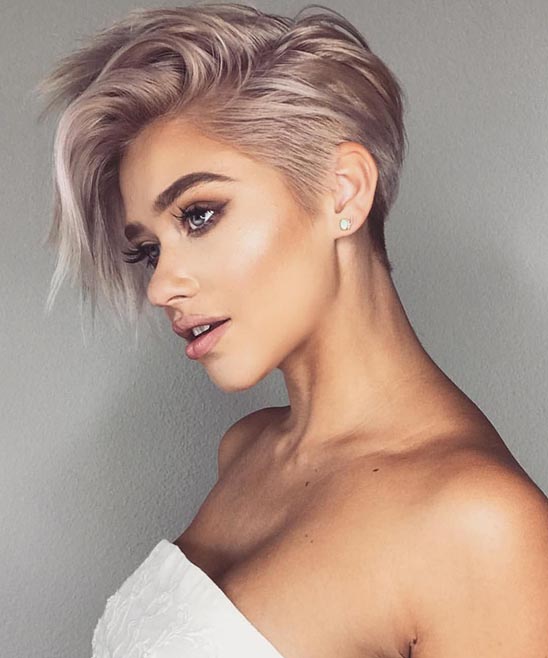 Pixie Haircuts With Short Bangs