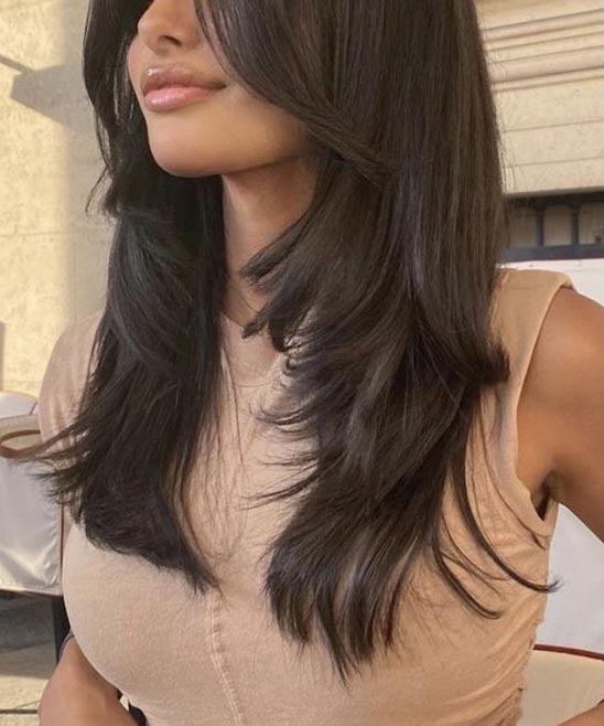 Best Womens Haircut for Round Face Long Hair