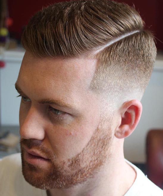 Formal Haircut for Men With Round Faces