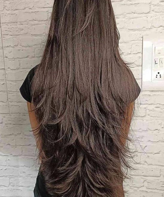 Front Layered Haircut for Long Hair