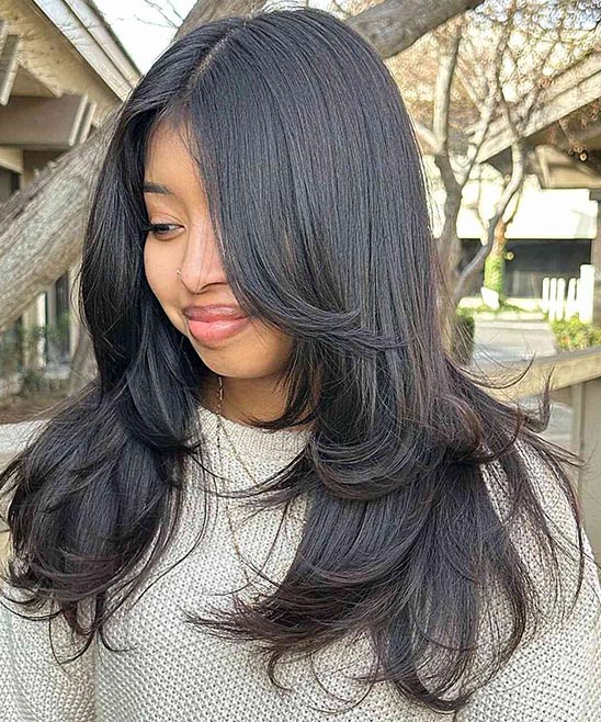 Haircut Ideas for Long Hair With Side Bangs
