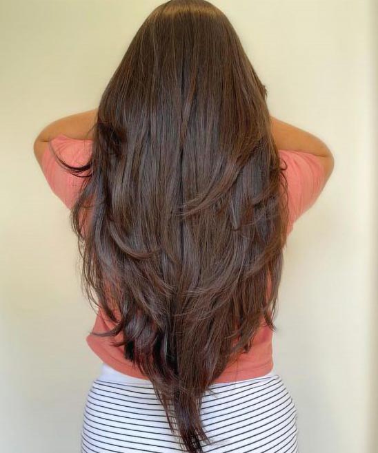 Long Haircut With Feathered Layers