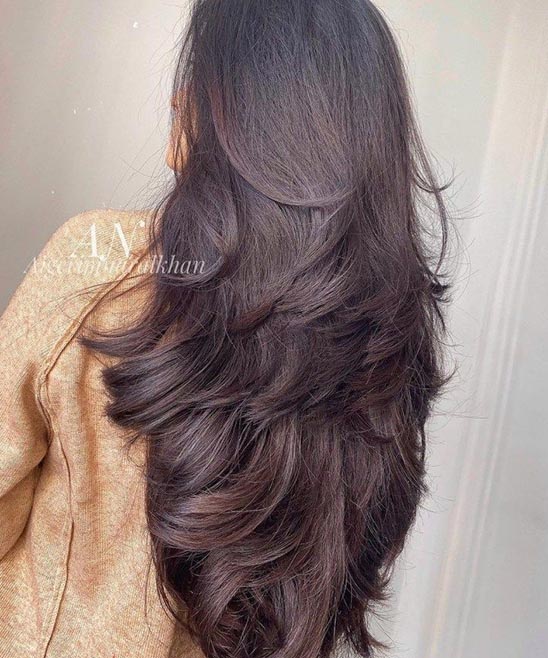 Long Layers Haircut for Thick Hair
