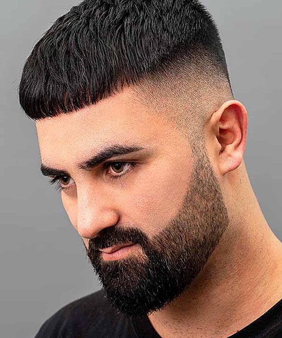 Long on Top Short Sides Men's Haircut