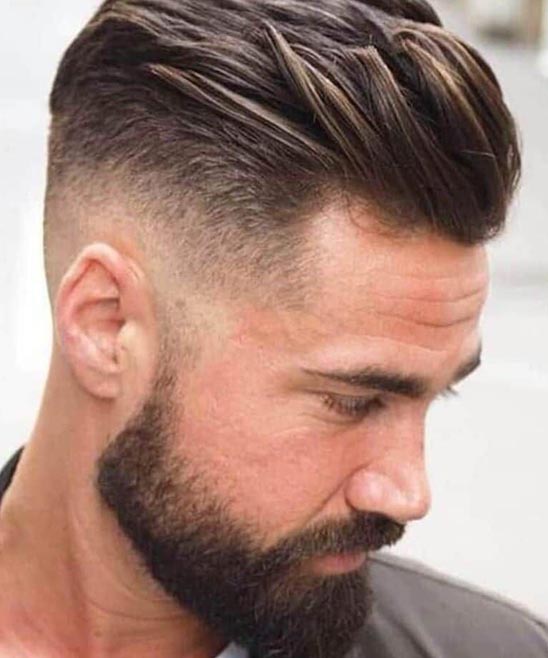 Men's Haircut Longer on Top Short on Sides