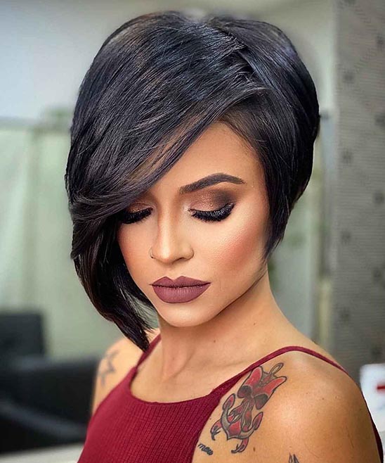 Shaggy Haircut Woman