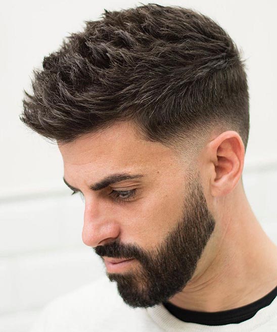 Short on Sides Long on Top Men's Haircut