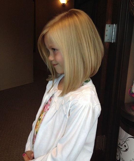 After Haircut Style for Young Girl