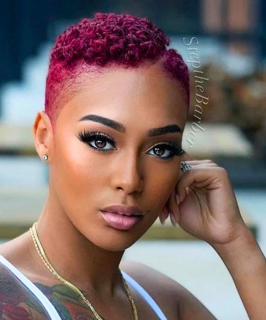 Black Women Haircuts With Designs
