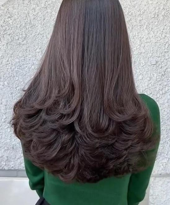 Front Layered Haircuts for Long Hair Korean