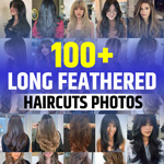 Long Feathered Layered Haircuts
