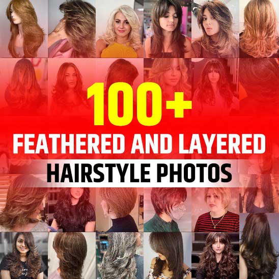 Feathered and Layered Hairstyles
