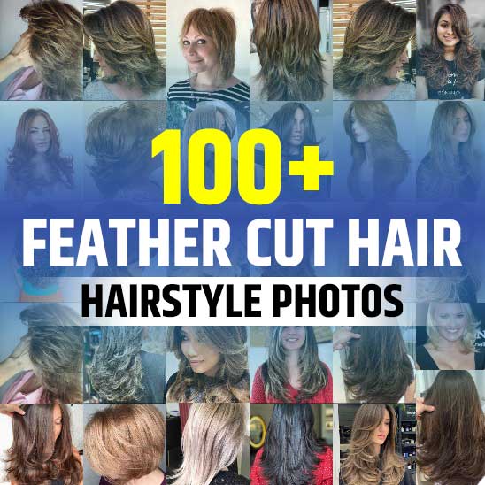 Hairstyles for Feather Cut Hair