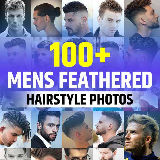 Mens Feathered Hairstyles