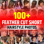 Short Hairstyles Feather Cut