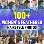 Women's Shoulder Length Feathered Hairstyles